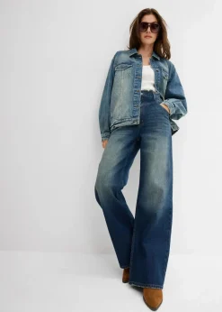 Loose Straight-Jeans High Waist