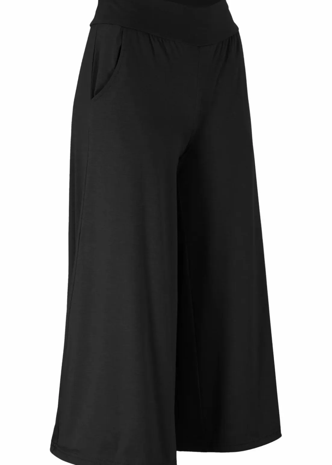 Loungewear Culotte mit weitem Bein