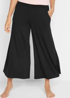 Loungewear Culotte mit weitem Bein