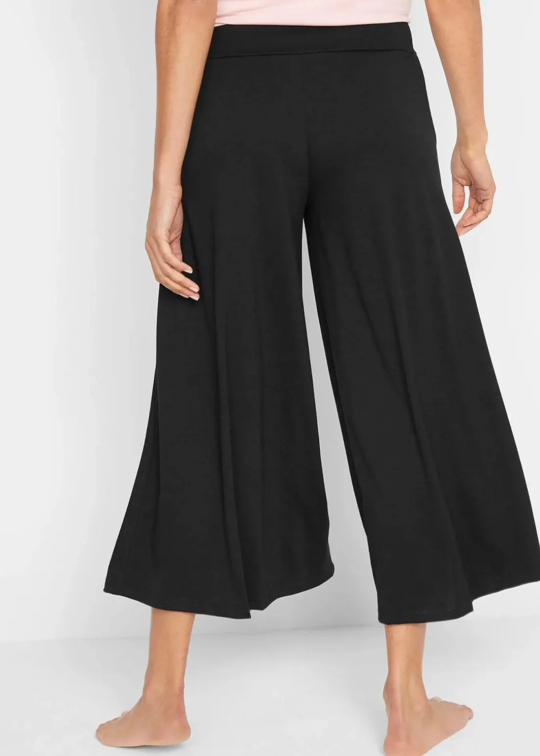 Loungewear Culotte mit weitem Bein