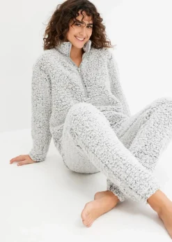 Loungewear Hausanzug aus Teddy Fleece