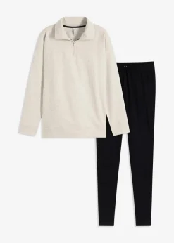 Loungewear Sweat Hausanzug mit Leggings