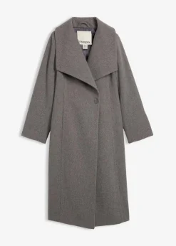 Mantel aus Wollimitat