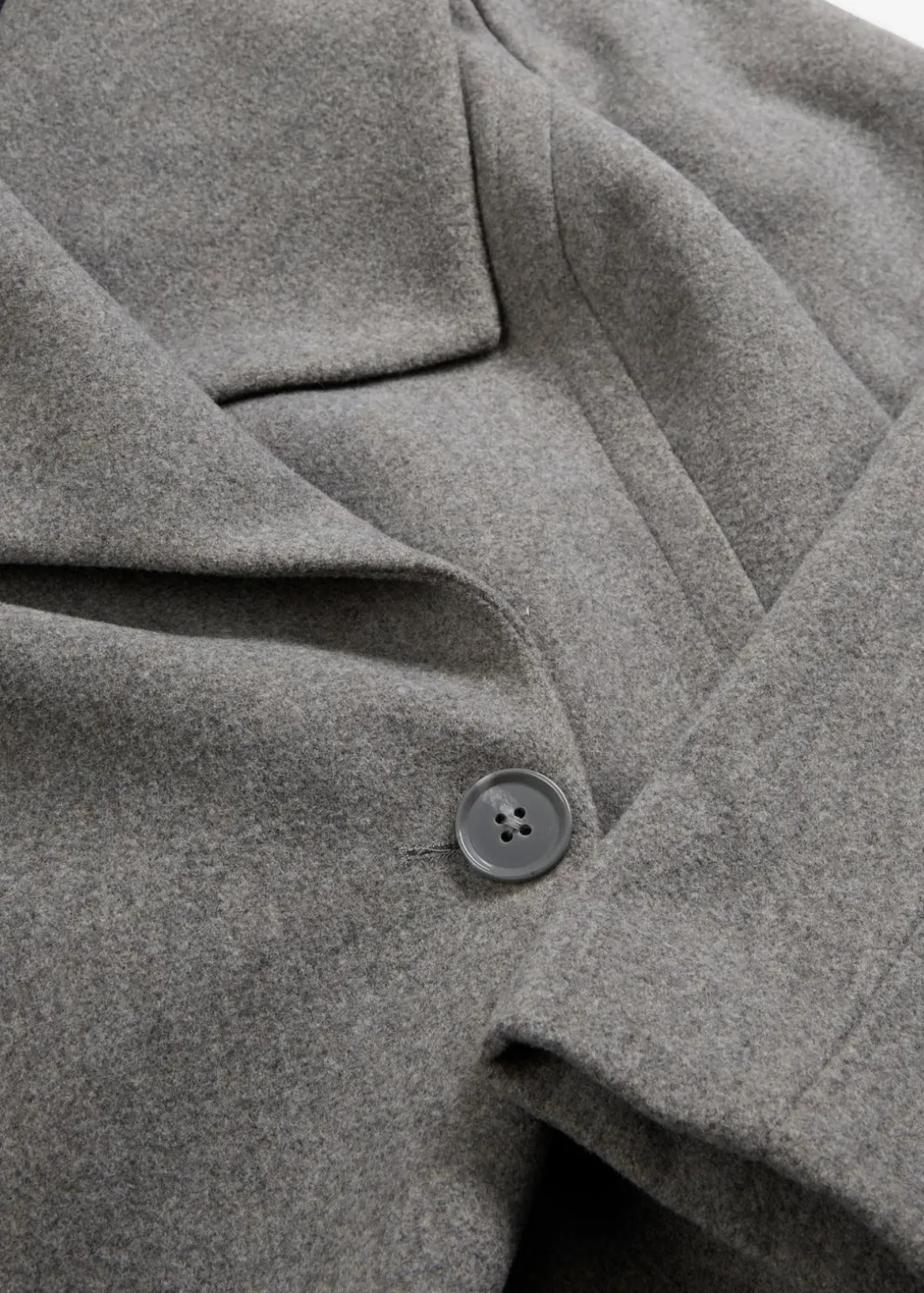 Mantel aus Wollimitat