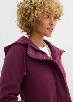 Mantel aus Wollimitat, Maxi-Länge