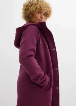 Mantel aus Wollimitat, Maxi-Länge