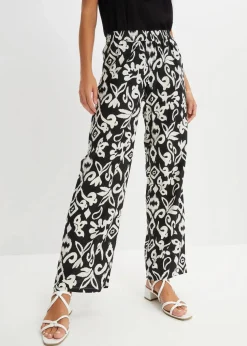 Marlenehose aus fließender Viskose