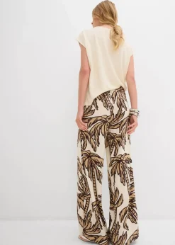 Marlenehose aus fließender Viskose