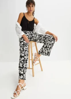 Marlenehose aus fließender Viskose