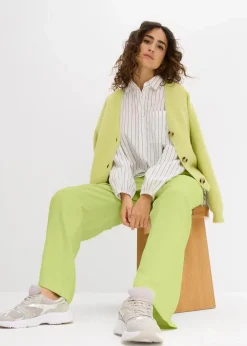 Marlenehose aus fließender Viskose