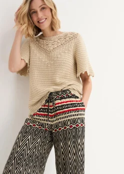 Marlenehose aus fließender Viskose