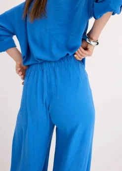 Marlenehose aus leichtem Crêpe