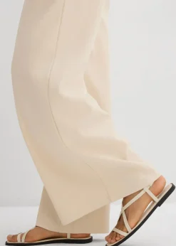 Marlenehose aus Piqué