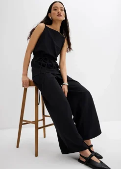 Marlenehose aus Piqué