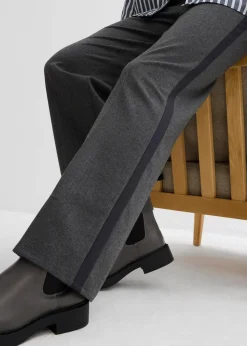 Marlenehose in Wolloptik