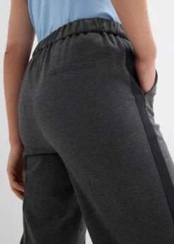 Marlenehose in Wolloptik