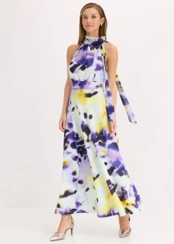 Maxikleid aus fester Scuba-Qualität