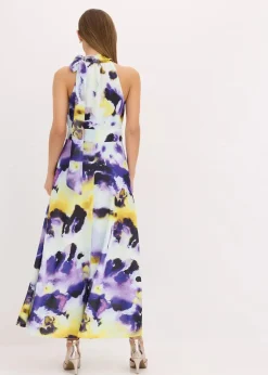 Maxikleid aus fester Scuba-Qualität