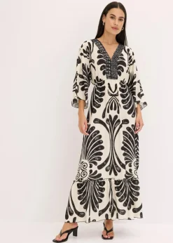 Maxikleid aus fließender Viskose