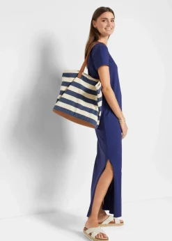 Maxikleid aus reiner Baumwolle