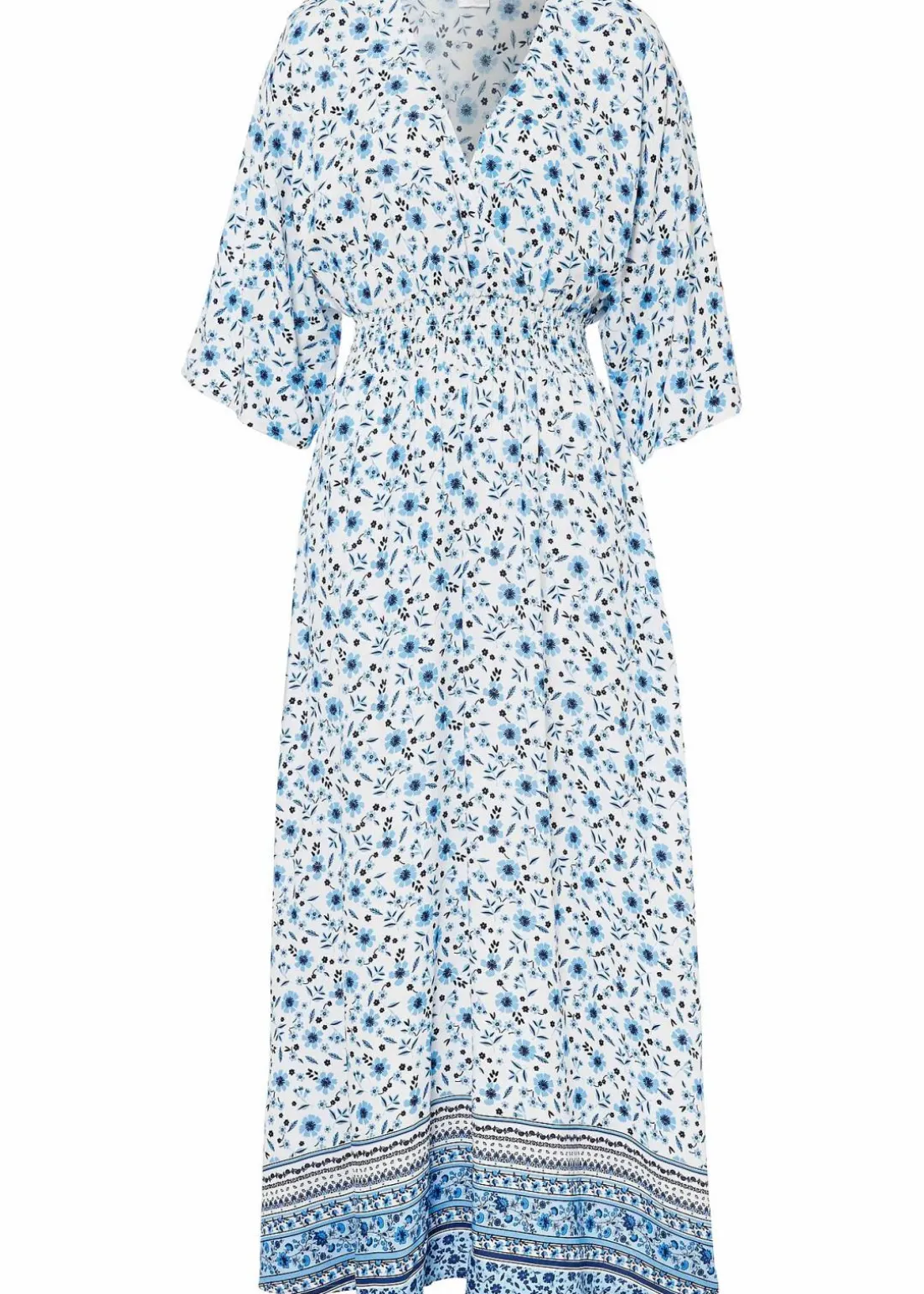 Maxikleid aus reiner Viskose