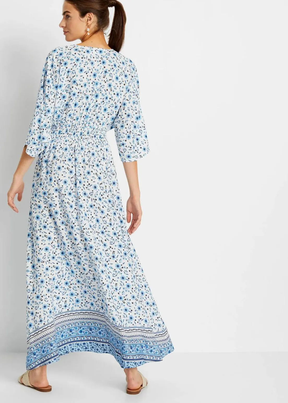 Maxikleid aus reiner Viskose