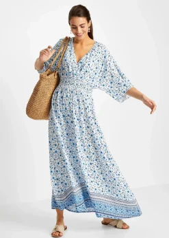 Maxikleid aus reiner Viskose