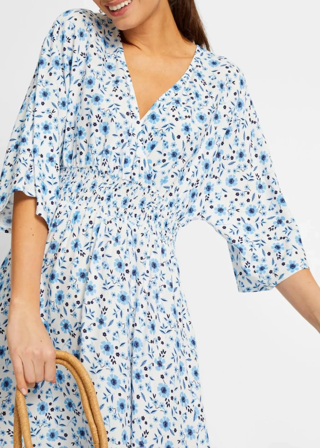 Maxikleid aus reiner Viskose