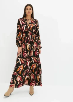 Maxikleid aus reiner Viskose