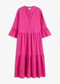 Maxikleid aus weichem Musselin