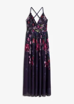 Maxikleid aus zartem Tüll mit Trägern