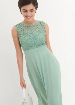 Maxikleid mit Spitze