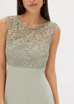 Maxikleid mit Spitze