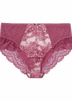 Maxipanty mit zarter Spitze