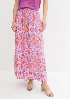 Maxirock aus fließender Viskose