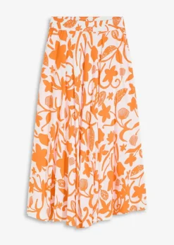 Maxirock aus fließender Viskose