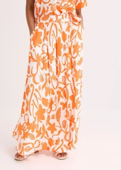 Maxirock aus fließender Viskose