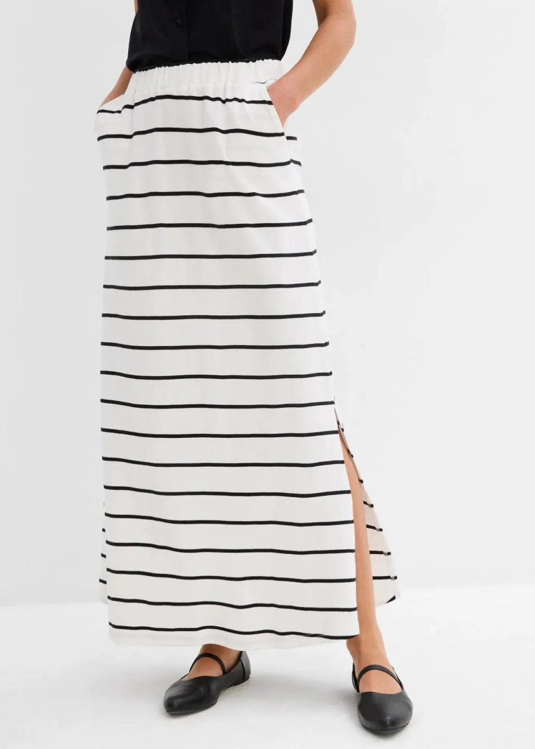 Maxirock aus reiner Bio-Baumwolle