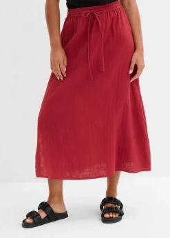 Maxirock aus weichem Musselin