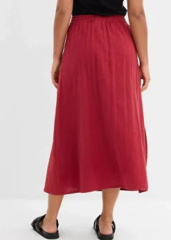 Maxirock aus weichem Musselin