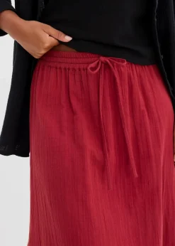 Maxirock aus weichem Musselin