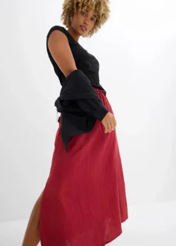 Maxirock aus weichem Musselin