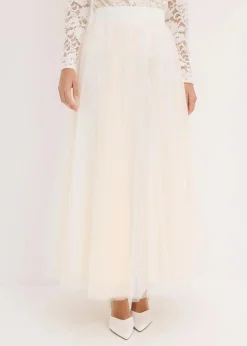 Maxirock aus zartem Tüll