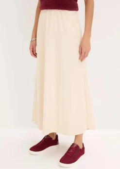 Maxirock mit Struktur