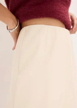 Maxirock mit Struktur