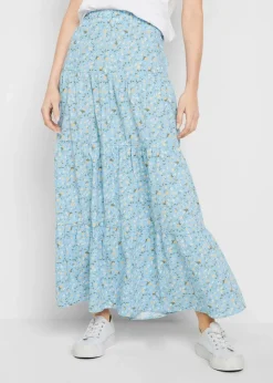 Maxirock mit Volants