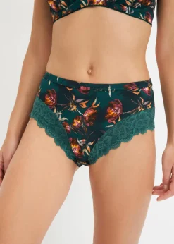 Maxislip mit zarter Spitze (2er Pack)