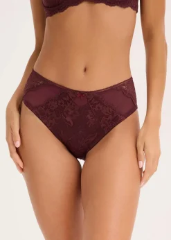 Maxislip mit zarter Spitze