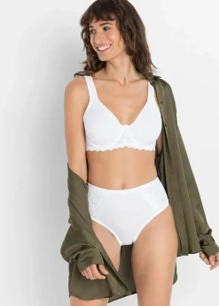 Maxislip mit zarter Spitze (2er Pack)