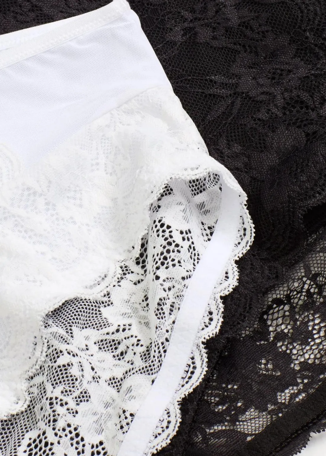 Maxislip mit zarter Spitze (2er Pack)